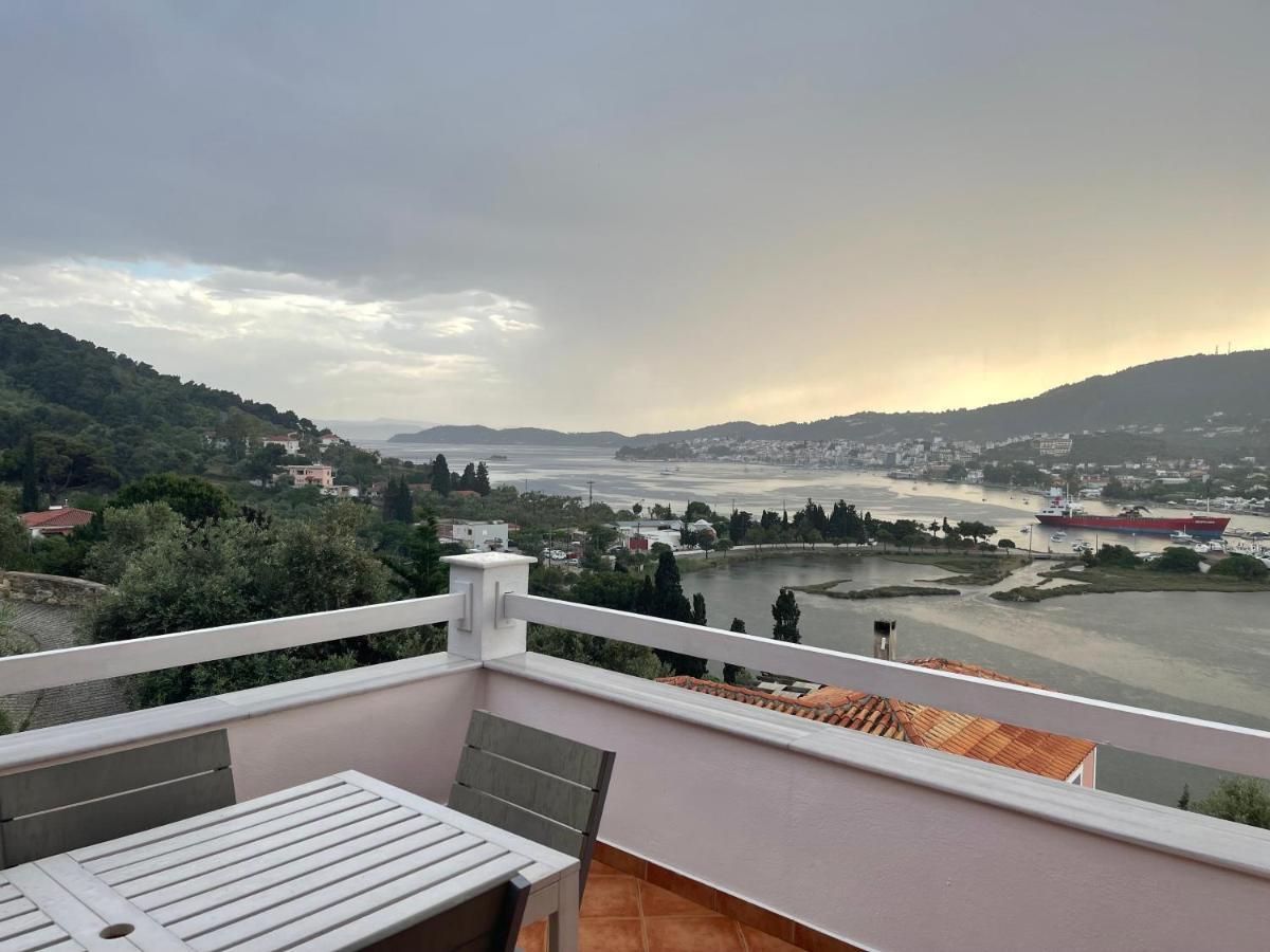 Skiathos Seaview Villa With Pool Punta Exterior foto